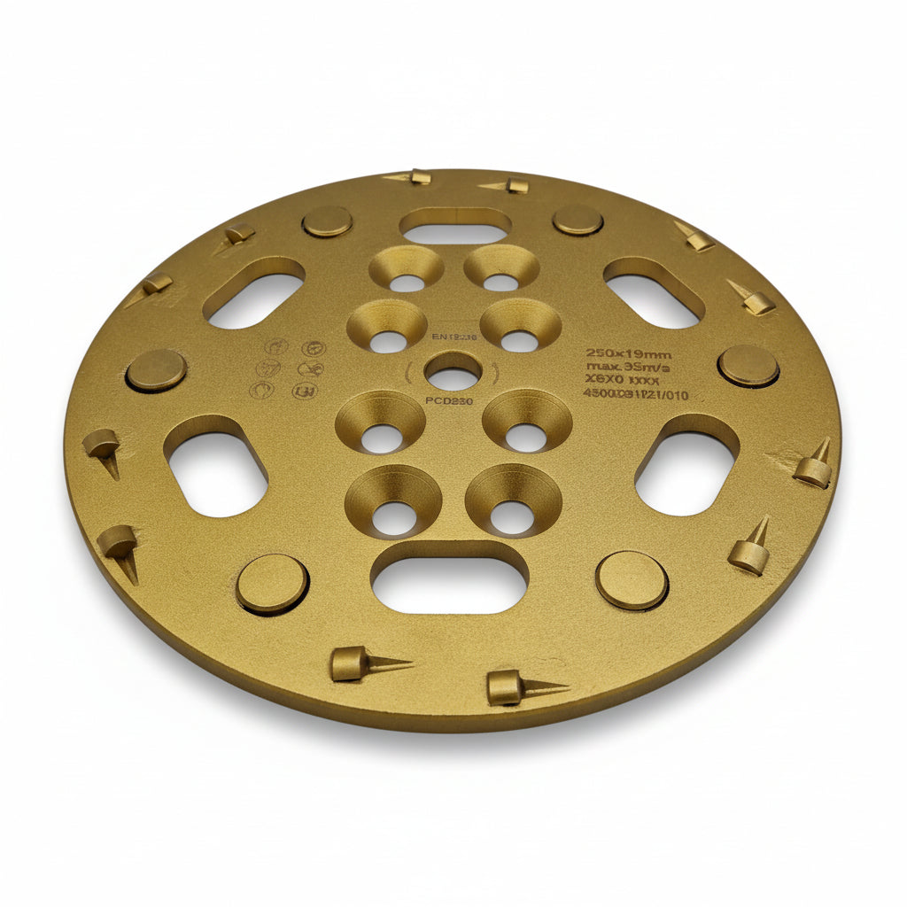 PKD-Schleifscheibe Gold für Blastrac Ø 250mm