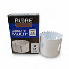 Lochsäge 51 mm, ALDRE Coba-Tec Multi Bi-Metall , 4-6 ZpZ Dosenbohrer Bohrkrone