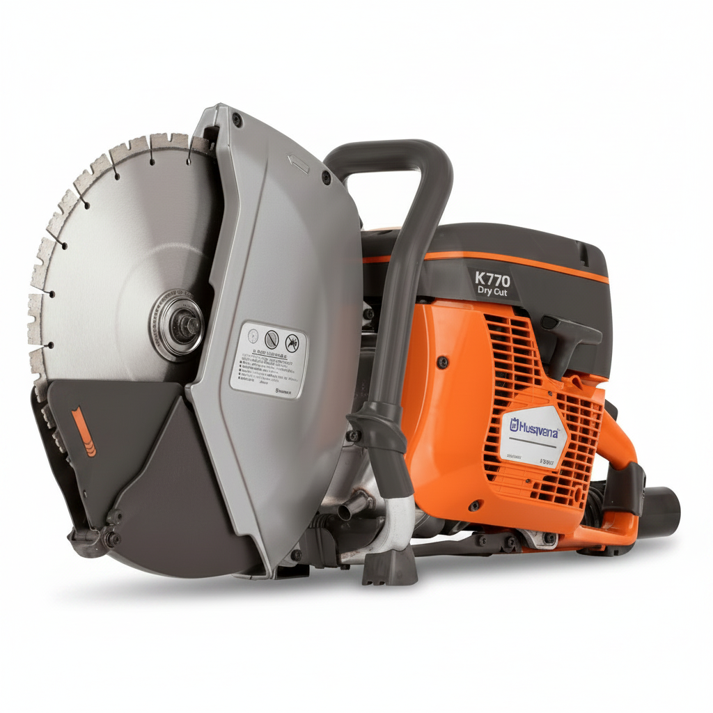 Husqvarna Trennschleifer K770 12" Dry Cut Durchmesser 300 mm - max. 122 mm Schnitttiefe - 3,7 kW