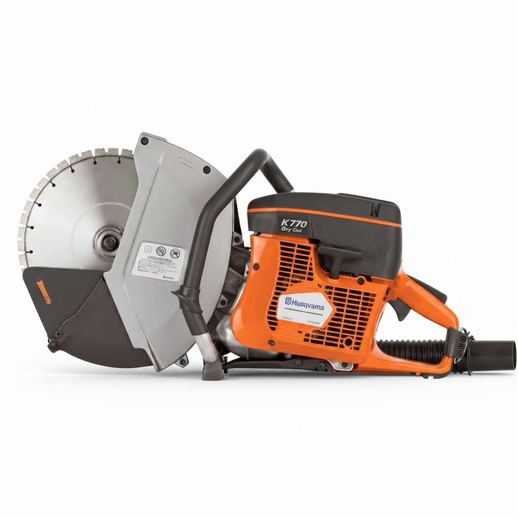 Husqvarna Trennschleifer K770 12" Dry Cut Durchmesser 300 mm - max. 122 mm Schnitttiefe - 3,7 kW