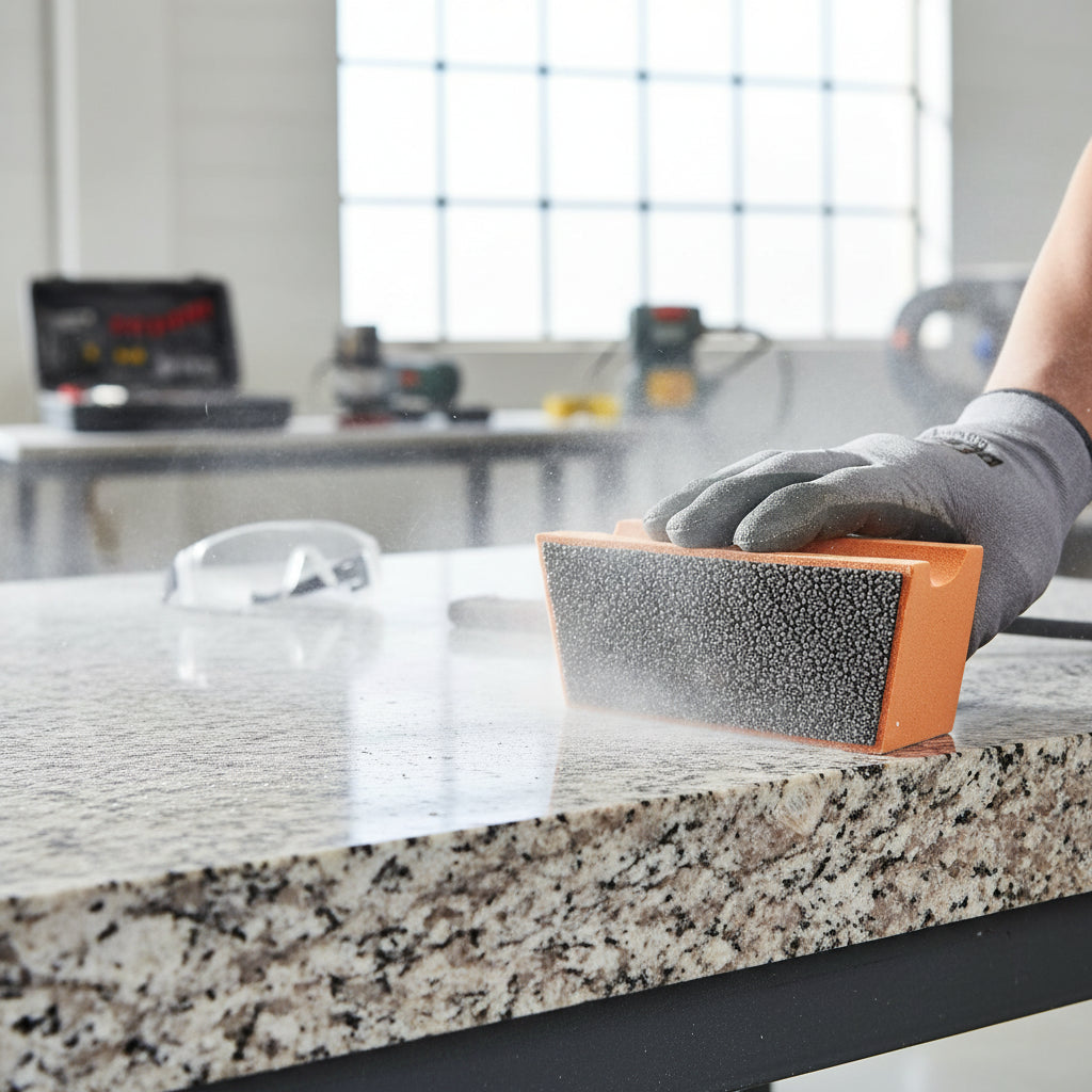 Handschleifpads Diamantpad Schleifschwamm Schleifpad für Fliesen Granit Körnung 100