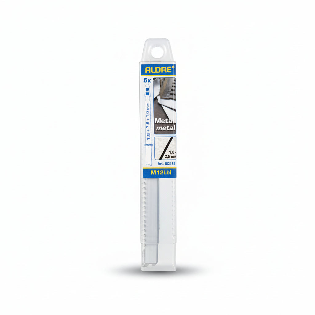 ALDRE Stichsägeblatt für Metall 1 - 2,5mm, M12Lbi für Bosch, Festool, Makita usw.