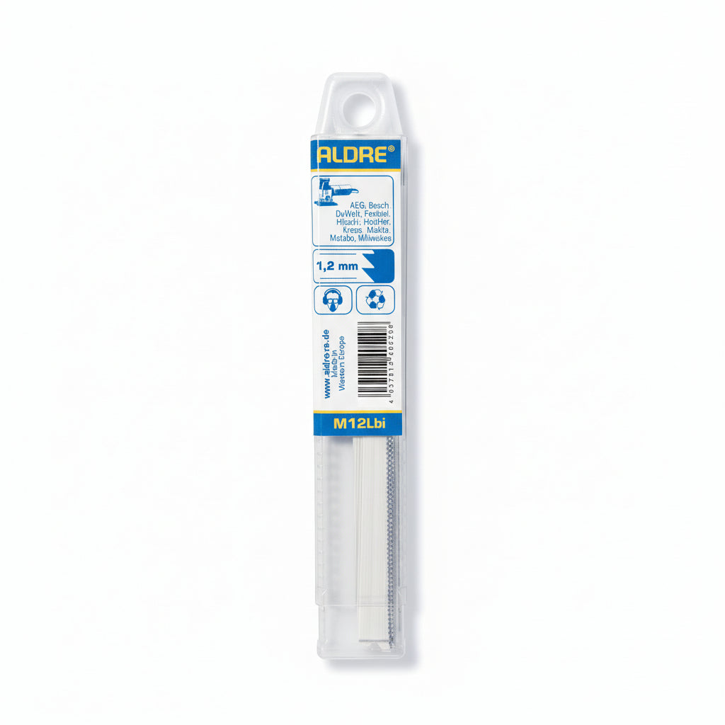 ALDRE Stichsägeblatt für Metall 1 - 2,5mm, M12Lbi für Bosch, Festool, Makita usw.