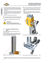 Diamantbohrständer P-500.1 für Kernbohrgeräte max. D=500 mm