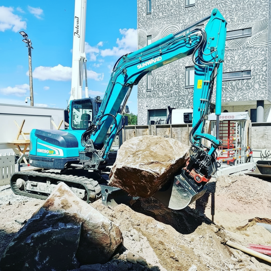 Kompaktbagger Sunward SWE 90 UF