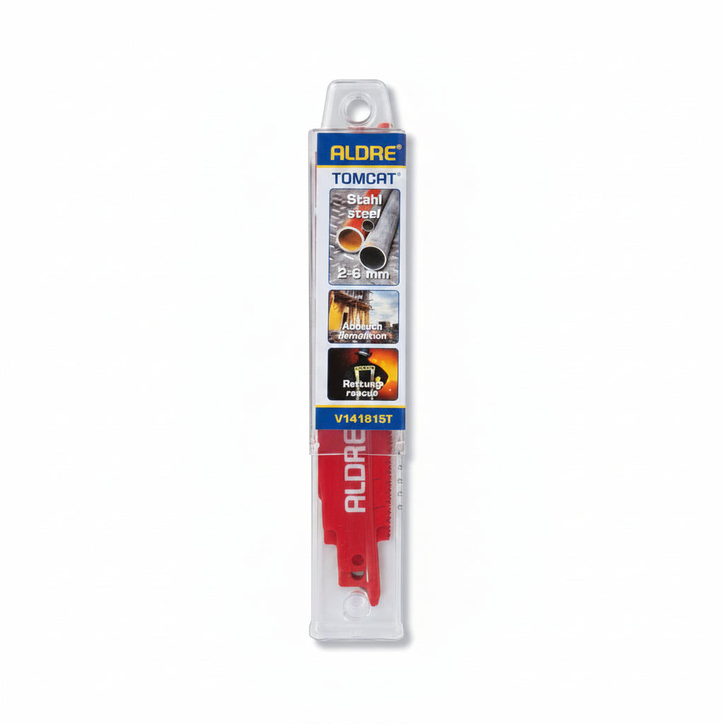 ALDRE Säbelsägeblätter 2-6 mm Metall demolition (Abbruchblatt) V141815T für Bosch, Festool, Makita usw.