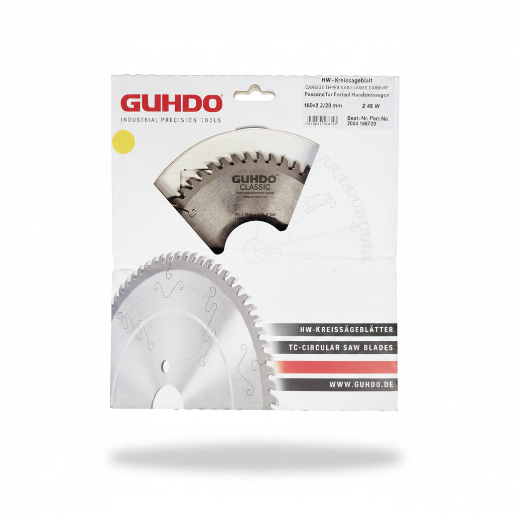 Guhdo HW-Kreissägeblatt 160 x 2,2 x 20 Z48W