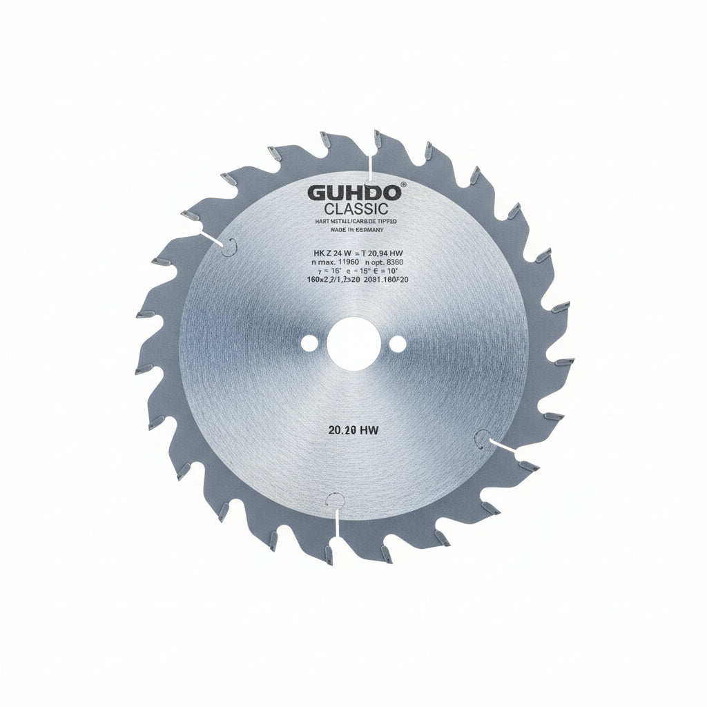 Guhdo HW-Kreissägeblatt 160 x 2,2/1,2 x 20 Z24W